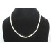 Necklace Strand String Beaded Freshwater Pearl Stone Bead Women D950